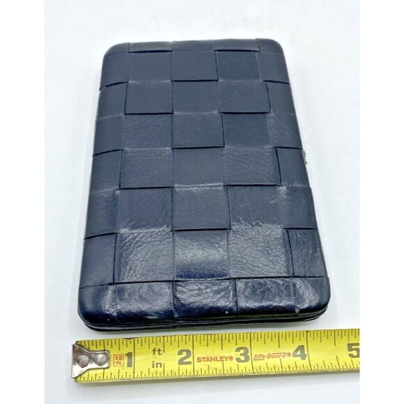 Brighton Black Leather Small Organizer Checkbook Bag Wallet Clutch 7.5 x 4.5” - Picture 9 of 16